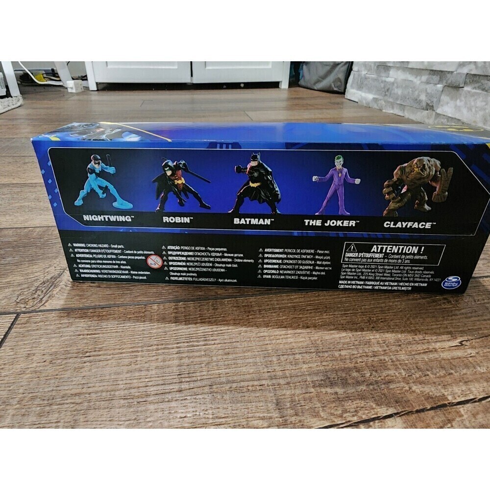 DC Batman, Robin + Nightwing vs. Joker & Clayface 2.5" Figurines (2021) - NEW!!! - Picture 2 of 3